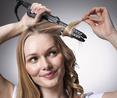 Как завить волосы щипцами для выпрямления