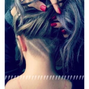 Стрижка UnderCut на средние волосы 2016 с фото