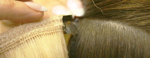Как крепить волосы на заколках